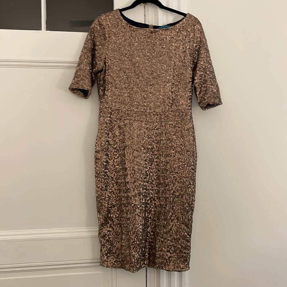 Pim & Larkin 60’s Silhouette Sequin Dress